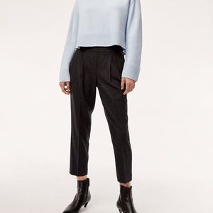Aritzia Babaton Cohen Wool Cashmere Pant - Charcol